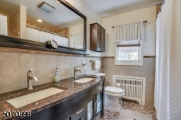 Recently updated hall bath.  It is such a pleasure.