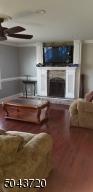 with fire place