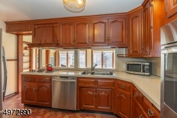 Lots of cabinet and counter space and newer stainless appliances