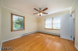 Generous bedrooms with large closets, ceiling fan, overhead lighting