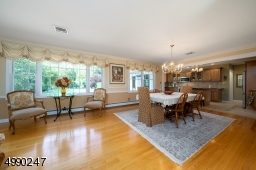Large dining room is perfect for holiday gatherings