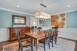 Large sunny dining room.