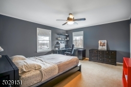 1 of 4 bedrooms on the 2nd floor.  Notice how generous in size this room is.