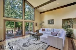 Great access to the large comfortable deck.