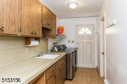 Door leads to the back porch