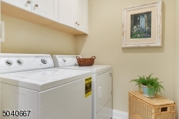 With built-in cabinets & tile floor
