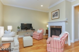 Living room with gas fireplace