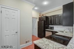 Kitchen with large pantry