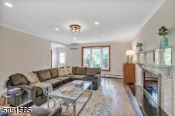 The spacious family room has a full bath  and multiple doors for egress providing a handicap accessible environment..