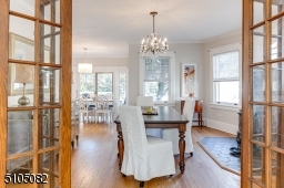 French doors & Freshly painted walls