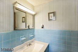 Powder room on ground level