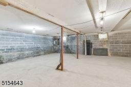 Unfinished basement ready to be finished.
