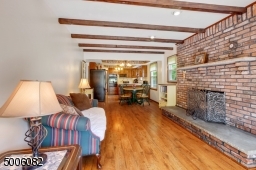 Family room open to eat in kitchen