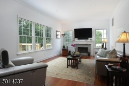 Featuring wood-burning fireplace