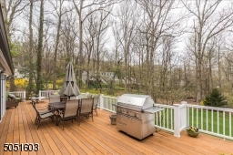 Deck is the full length of the first floor with access from every room.