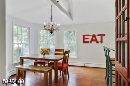 BRIGHT AND CHEERY BREAKFAST OPENS TO FAMILY ROOM
