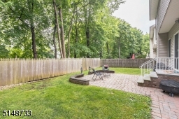 Fenced backyard