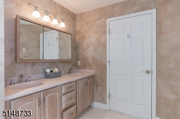 Primary bedroom bath with double sinks