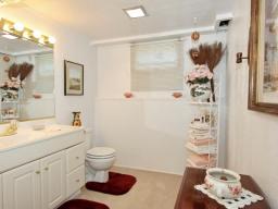 Lower level full bath with stall shower.