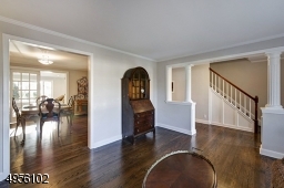 This spacious room opens to Dining Room and Entry hall. Total interior has been newly painted.