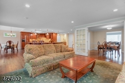 Wide open floor plan has been chosen for entertaining and today's living
