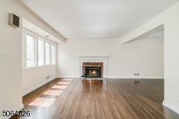 With gleaming hardwood floors