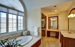 His & Hers separate wash area, steam shower, heated floor