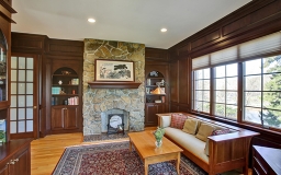 Rich and Elegant woodwork, fire place