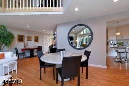 Dining area off the kitchen and part of the living room makes it a great place to entertain