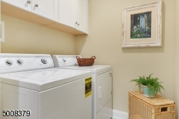 With built-in cabinets & tile floor