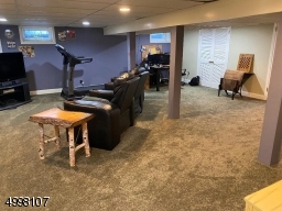 Finished full basement with storage room