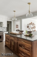 Kitchen w/ Walnut Custom Island
