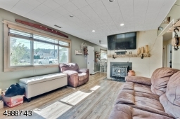 Wood burning insert heats the whole house