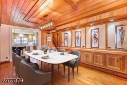 Intimate dinners or large festive gatherings, this dining room with custom cabinetry is sure to please. Virtually Staged.