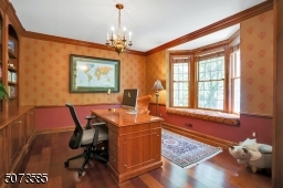 Look out onto your gorgeous bay window while on your Zoom calls.