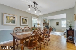 Sharing a meal with those you love in this bright and open dining room makes the gathering merrier!