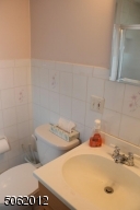 Full bath on 1st floor; stall shower