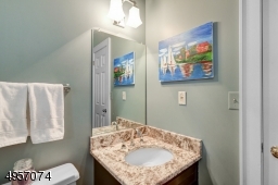 First floor powder room