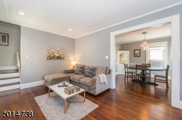 large thresholds make for a more open floor plan feel