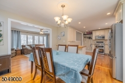 Easy flow from Living Room to Dining Room