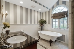 luxurious master bathroom, stall shower, soaking tub