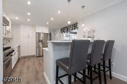 with breakfast area