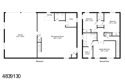 2nd level and basement level