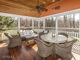 Alfresco dining while viewing the manicured property
