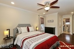 There is a master bath and walk-in closet.