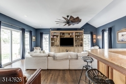 Sliding Glass Doors Lead Out to Patio