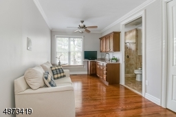 1st floor BR with full ensuite -- perfect for guests, in-law suite, or aupair.suite.  shown here furnished as sitting room.