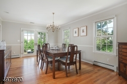 Spacious dining room
