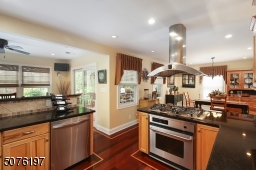SS Appliances, granite counter tops, SS Exhaust Hood over Gas cook top. Convection/electric Oven