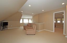 A large, recently renovated space, perfect for a second family room, media room, etc.